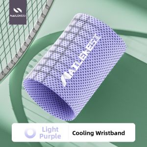 NAILEKESI | Sweat Absorbing Quick Dry Cool Feeling Running Wristband for Women