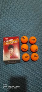 BOLA PIMPONG DHS 3 STAR 40 PLUS TENIS MEJA HARGA 1 PAK ISI 6