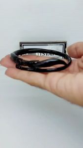 Gelang Akar Bahar Hitam Ukir Terbaik