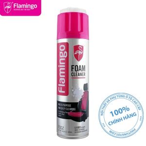Bình vệ xinh nội thất xe ô tô Flamigo -Tẩy sạch vết bẩn trên bề mặt da nỉ vải nhựa...(dạng bột tuyết)