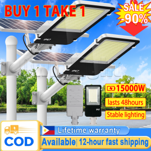 BUY 1 TAKE 1 Solar light outdoor waterproof 150000W led light solar lights outdoor original Street Light heavy duty with solar panel Lighting