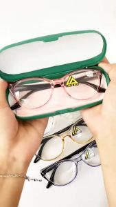 kacamata baca cat eye wanita lensa plus 050 sd 400 frame 3197 plastik lensa mika kaki per warna yg soft cod