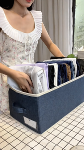 Set 3 hộp vải không nắp xuất Nhật SETHOME đựng đồ đạc đa năng trong nhà quần áo sách vở đồ dùng cá nhân