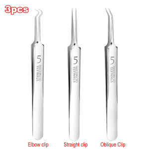 JUSTINLAU | German Ultra-fine No. 5 Cell Pimples Blackhead Clip Tweezers Beauty Salon Special Scraping & Closing Artifact Acne Needle Tools