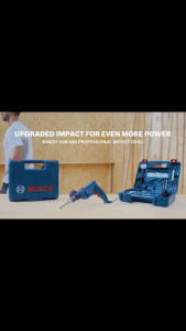 Bosch Impact Drill COC GSB 600 w/ Fisherman Box 06011A03K2 Contractors Choice  [Blue Power by ECL]