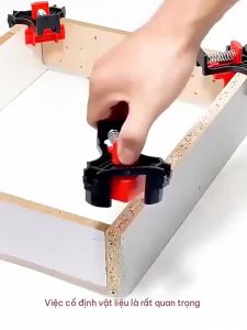 B*1/4PC 90 Degree Corner Clamps Wood Working Tools Right Angle Clamps Clip Clamp Tool For Woodworking Corner Clip Fixer Corner