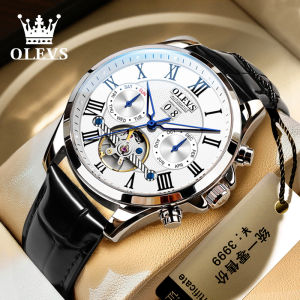 OLEVS | Đồng Hồ Cơ Nam Chống Nước Thiết Kế Hình Xương Ống