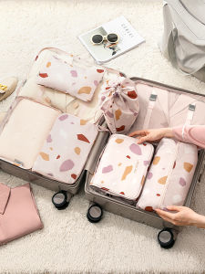 Travel Buggy Bag Luggage Storage Bag Underwear Drawstring Bag Clothing Suitcase Clothes Sub-Packing Pending Delivery Bag Set