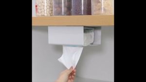 Kotak Tisu Tempel Dinding / Tempat Tissue Dapur Kamar Mandi Toilet Gantung Box Serbaguna