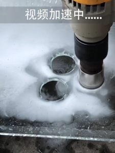 10 Pcs set mata bor kaca keramik granitbatu porselen diamond hss holesaw