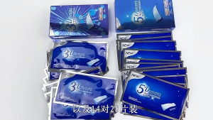 Hộp 7 miếng dán trắng răng 5D White Teeth Whitening Strips Miếng dán răng làm trắng răng cho nụ cười trắng sáng rạng ngời