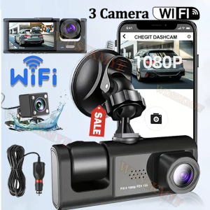 2/3 Channel WIFI APP Control Car Dvr 1080P Dash Cam for Cars Front and Rear View Recorder Video Car Camera for Car Assecories