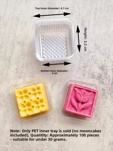 50 Grams Sunflower Green Bean Cake One Bite Delicious Mooncake Home Use Ice Skin Yam Cake Manual Press Mold Baking Tools
