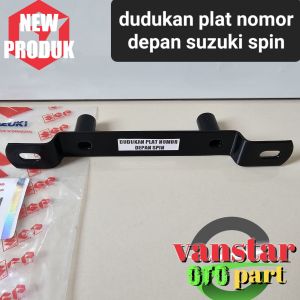 breket plat nomor depan spin set baut panjang