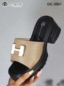 OCTAVIA Sandal Wedges Heels Wanita H Series OC-5061