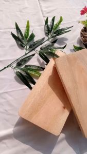 Talenan Kayu Duduk & Tatakan Pengiris Sayuran