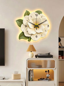 YUANLAISHIWOJIA | Creative Floral Camellia Wall Clock