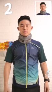 Masker Buff Bandana Pria Pengendara Motor Hitam Polos Tebal Premium