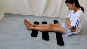 1 Set Alat Pelurus Kaki Anak Tersedia Semua Hari O / X Jenis Kaki Membungkuk Kaki Lutut Valgum Meluruskan Sabuk Koreksi Band Postur Korektor