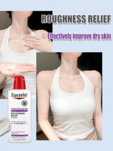 EUCERIN Roughness Relief Lotion 500mlWith Urea & Ceramide Body Lotion 16.9 foz Pump Bottle Body Moisturizers 保湿滋润大容量身体乳