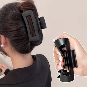 1/2/4 Pcs Soft Silicone Shark Hair Clips for Women Protective Elastic Hair Clip Back Head Durable Flexible Unsnappable Claw Clip