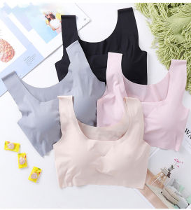 Áo Ngực Thể Thao Nữ Không Gọng Không Đường May Vải Viscose Co Giãn Mặc Ngủ – Tập Yoga Thoải Mái