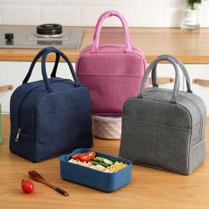 Insulated Lunch Bag Large Capacity Portable Leakproof Lunch Box Tote With Handle Thermal Food Container For Work School