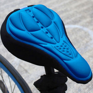 New Mountain and Road Bike Colorful 3D Fixed-Gear Saddle Cover Seat Cover Bicycle Riding Gear Accessories