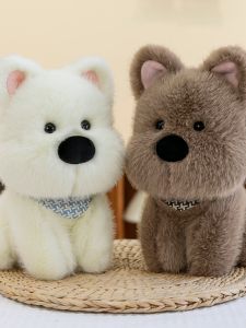 Lovely Soft Cute West Highland Puppy Ragdoll Kids Gift Dog Doll Girl Sleep Pillow Girlfriends Gift