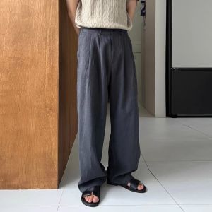 DAVID&ME | High-quality Loose Flax Trousers SpringSummer