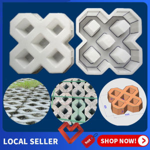 40x40cm DIY Concrete Plastic Brick Mold Paving Pavement Walkway Garden