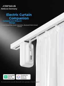 aodoran | Electric Intelligent Auto Curtain Track for Roman Windows