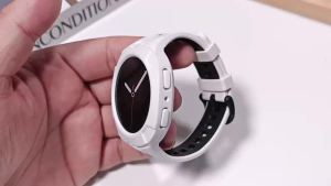 Case+Strap For Samsung Galaxy Watch 8 9 44 40mm Strap Silicone Breathable Strap Replacement Band For Samsung Watch 8Classic 46mm