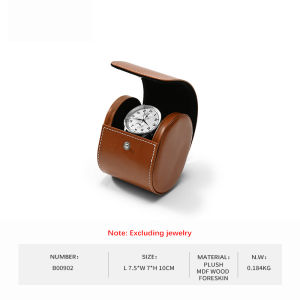 Oirlv | Oirlv Leather Watch Bag Storage Travel Single Watch Case Luxury Wrist Watch Storage Bag Jewelry Organizer Men Watch Box Gift