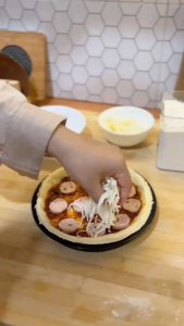 Loyang Premium Baking Tray Kue Pizza Anti Lengket Bentuk Bulat