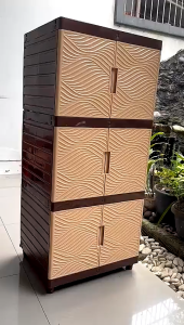 Tabitha (NEW COLOR) - Lemari Pakaian MIni Cabinet 5s 4s 3s 2s / Lemari Pakaian Plastik Minimalis 5 Susun 4 Susun 3 Susun 2 Susun