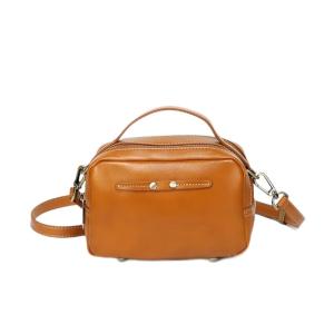 SIFULUN | Attractive Genuine Leather Crossbody & Shoulder Bag Dual Zipper