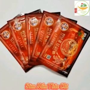 Cao dán hồng sâm Trầm hương Cheonnyeon gói 20 miếng - Cao dán sâm hàn quốc hỗ trợ giảm đau nhức - Thaochihanghan