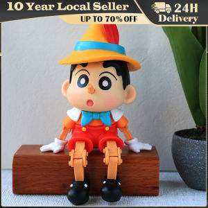 Crayon Shin-chan Cos Pinocchio The Joker Action Figure Toys Anime Shin Chan Figuras Manga Figurine Collection Model Doll Gift