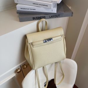 Elegant Dual Strap Kelly Bag Ladies Lightweight Luxury Handbag Soft PU Leather Contrast Carrying Dual Strap Korean Style Bag