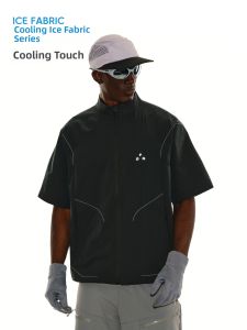 FPA | Cooling Loose Design Zip-up Mandarin Collar Jacket