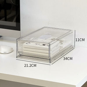 MEISITEKEKE | Desk Drawer Organizer Transparent Acrylic