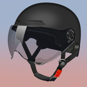 Electric Bike Helmet Lightweight Bicycle Helmet Adjustable Scooter Helmet Breathable Detachable Lining for Summer