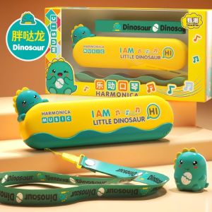 Non-Toxic Duck Harmonica Childrens Instrument Toy Beginner Baby Infant Early Learning Breathable Accordion Musical Plaything