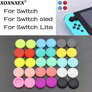 Silicone Rubber Protective Skin Joystick Grips Cap For Switch NS Lite Oled Controller Joy-Con Rocker Cover