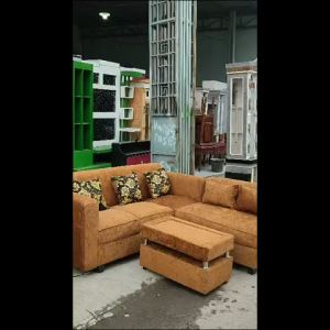 Sofa L Putus Full Kain / Sofa L / Sofa Murah