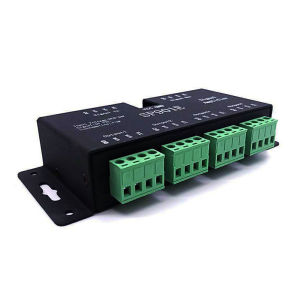 DC5V-24V SP901E Signal Amplifier LED SPI Controller 4CH Group Amplifier For WS2812 2811 DMX512 LED Pixels Strip Magic Module