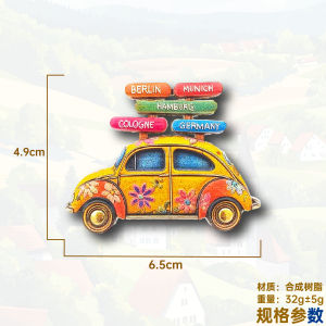 3D Magnetic Beetle Car Fridge Magnet Home Decorations Travel Souvenir Gift Unique Style Other Pattern from China Mainland