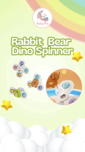 Baby Pro Spin And Stick Suction Spinner Toy Set For Kids Fun Learning & Stress-Free Play