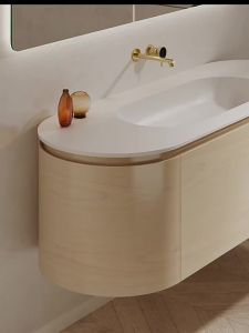 Luxurious Bathroom Vanity with Smart Mirror